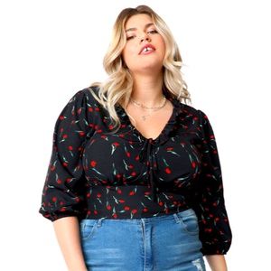 New BloomChic Floral Blouse